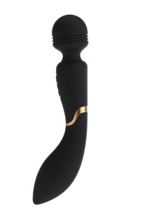 Dream Toys wibrator łechtaczki 2 silniki, wodoodporny – czarny ze złotymi akcentami - 4