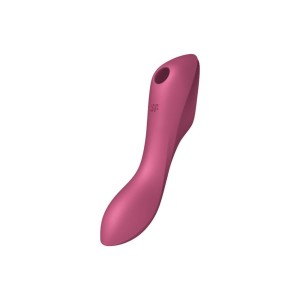 Satisfyer Curvy Trinity 3 - ergonomiczny wibrator sterowany telefonem czerwony - 2