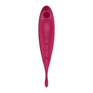 Satisfyer Twirling Pro Connect App - rotacyjny masażer z aplikacją ciemnoczerwony - 3
