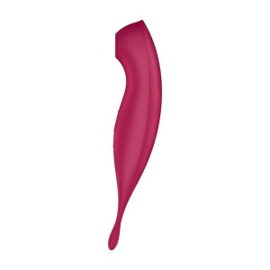 Satisfyer Twirling Pro Connect App - rotacyjny masażer z aplikacją ciemnoczerwony - 1