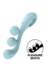Satisfyer Tri Ball 2 - wibrator łechtaczkowy jasnoniebieski - 3