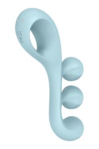 Satisfyer Tri Ball 2 - wibrator łechtaczkowy jasnoniebieski - 8