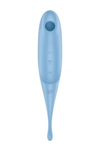 Satisfyer Twirling Pro - rotacyjny masażer z aplikacją niebieski - 4