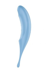 Satisfyer Twirling Pro - rotacyjny masażer z aplikacją niebieski - 5