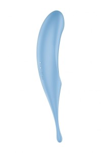 Satisfyer Twirling Pro - rotacyjny masażer z aplikacją niebieski - 7