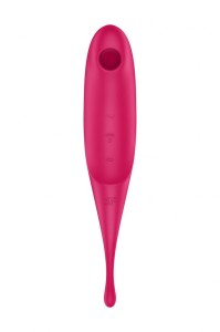 Satisfyer Twirling Pro - rotacyjny masażer z aplikacją czerwony - 4