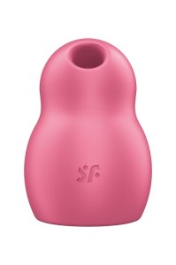 Satisfyer Pro To Go 1 - podróżny stymulator powietrzny czerwony - 3