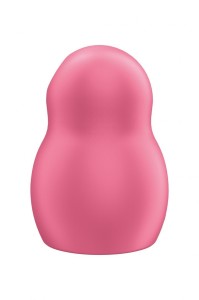 Satisfyer Pro To Go 1 - podróżny stymulator powietrzny czerwony - 5