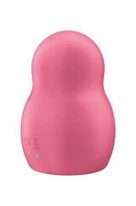Satisfyer Pro To Go 1 - podróżny stymulator powietrzny czerwony - 6