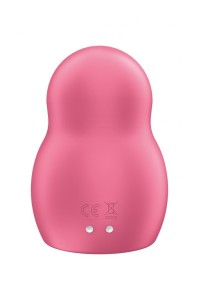Satisfyer Pro To Go 1 - podróżny stymulator powietrzny czerwony - 7