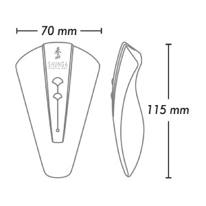 Shunga wibrator łechtaczki mocne wibracje – fioletowy, wodoodporny - 5