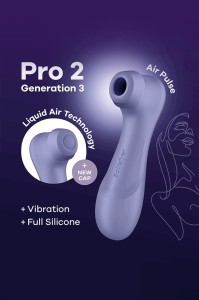 Satisfyer Pro 2 - wibrator soniczny sterowany telefonem liliowy - 5