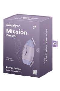 Satisfyer Mission Control - masażer powietrzny fioletowy - 3
