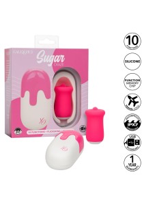 Sugar Craze wibrator łechtaczki 10 funkcji – różowy, wodoodporny - 11