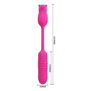Pretty Love wibrator łechtaczki 3 tryby wibracji – silikonowy - 6