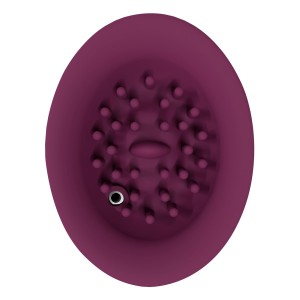 Twitch wibrator łechtaczki ssanie i 10 funkcji - burgundowy - 5
