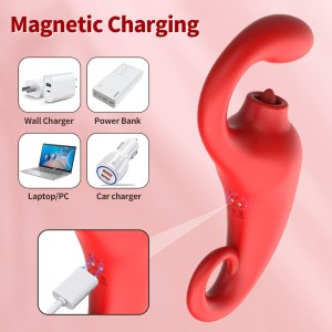 Merfi wibrator łechtaczki 10 funkcji wibracji – wodoodporny USB - 9