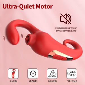 Merfi wibrator łechtaczki 10 funkcji wibracji – wodoodporny USB - 10