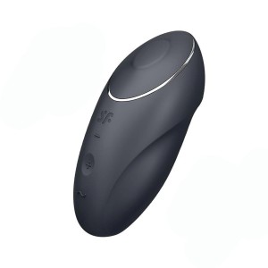 Satisfyer Tap & Climax 1 - wibrator łechtaczkowy szary - 1