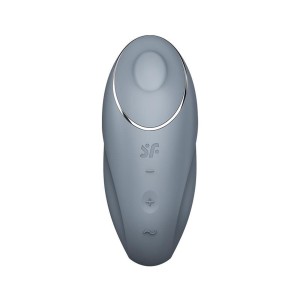 Satisfyer Tap & Climax 1 - wibrator łechtaczkowy niebieskoszary - 4