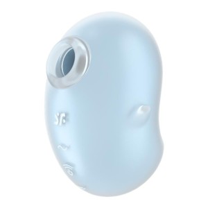 Satisfyer Cutie Ghost - wibrator soniczny duszek niebieski - 1