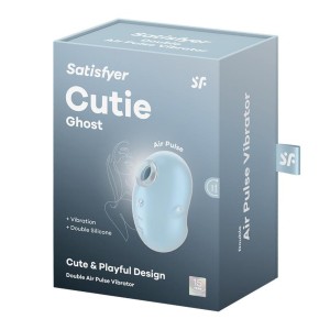 Satisfyer Cutie Ghost - wibrator soniczny duszek niebieski - 6