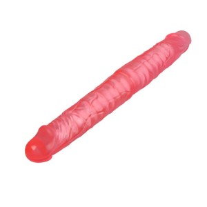 BAILE dildo podwójne - twarde, długie, gładkie TPR - 1