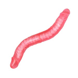 BAILE dildo podwójne - twarde, długie, gładkie TPR - 3