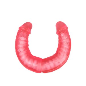 BAILE dildo podwójne - twarde, długie, gładkie TPR - 4