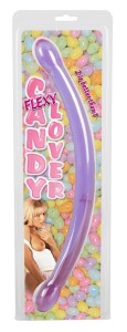 You2Toys Dildo podwójne elastyczne – Candy Flexy Lover 44 cm - 1