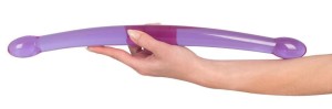 You2Toys Dildo podwójne elastyczne – Candy Flexy Lover 44 cm - 4