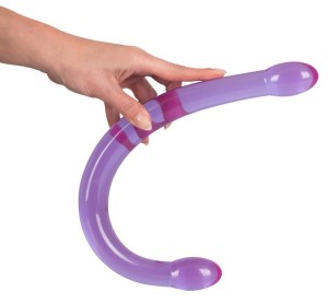 You2Toys Dildo podwójne elastyczne – Candy Flexy Lover 44 cm - 6