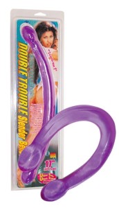 You2Toys Dildo podwójne elastyczne – Candy Flexy Lover 44 cm - 8