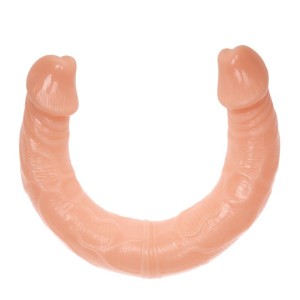 BAILE Dildo podwójne realistyczne - cielisty, 37 cm - 1