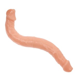 BAILE Dildo podwójne realistyczne - cielisty, 37 cm - 2