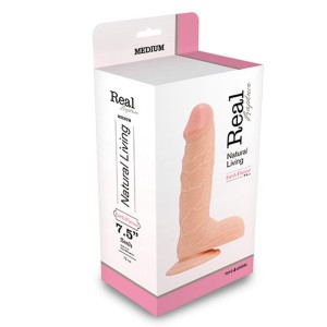 Toyz4lovers dildo realistyczne elastyczne – 21,5 cm, biały, Real Rapture - 1