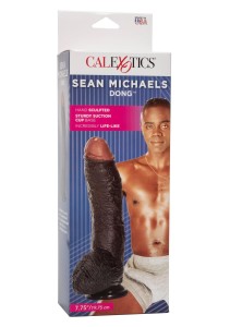 Sean Michaels dildo realistyczne z przyssawką – 19 cm, brązowe, ultra elastyczne - 2