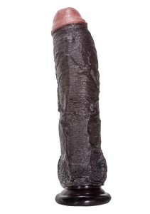 Sean Michaels dildo realistyczne z przyssawką – 19 cm, brązowe, ultra elastyczne - 5