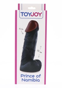 TOYJOY Classics dildo realistyczne z żyłkowaniem – 20 cm, czarne, miękkie PVC - 2