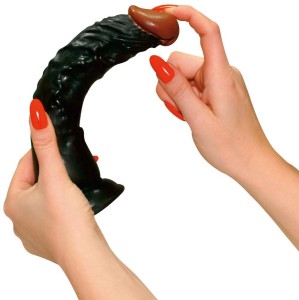 European Lover dildo realistyczne z przyssawką – 23 cm, naturalne, z żyłkowaniem - 5