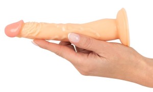 European Lover dildo realistyczne z przyssawką – 18 cm, kolorowy, z żyłkowaniem - 6