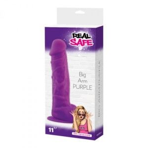 Toyz4Lovers dildo realistyczne z jądrami – 23 cm, fioletowe, ultra miękkie