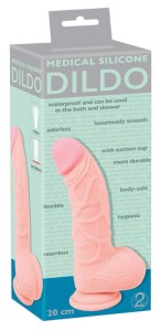 Wspaniały Chłopiec dildo realistyczne z przyssawką – 20 cm, naturalne, silikon medyczny - 1