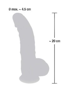 Wspaniały Chłopiec dildo realistyczne z przyssawką – 20 cm, naturalne, silikon medyczny - 8