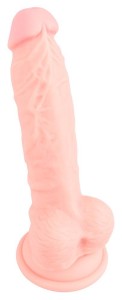 Medical Silicone dildo realistyczne z przyssawką – 18 cm, naturalne, ultra elastyczne - 3