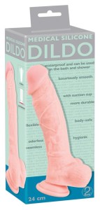 Wspaniały Chłopiec dildo realistyczne z przyssawką – 24 cm, naturalne, ultra elastyczne - 1