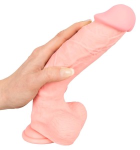 Wspaniały Chłopiec dildo realistyczne z przyssawką – 24 cm, naturalne, ultra elastyczne - 7