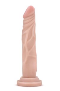 Dr. Skin dildo realistyczne z przyssawką – 19 cm, beżowe, z żyłkowaniem - 2