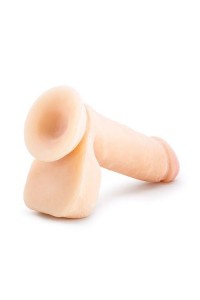 AU Naturel dildo realistyczne z przyssawką – 20 cm, beżowe, Sensa Feel - 4