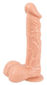 European Lover dildo realistyczne z przyssawką – 22,5 cm, naturalne, z żyłkowaniem - 4